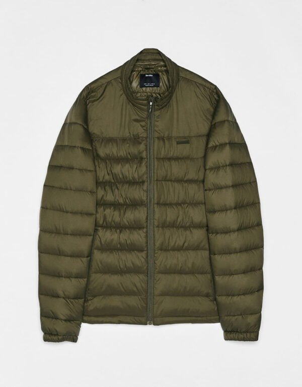 Khaki puffer jacket